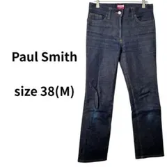 【Paul Smith】ネイビー ストレートデニムジーンズストレッチ/38/Mのサムネイル