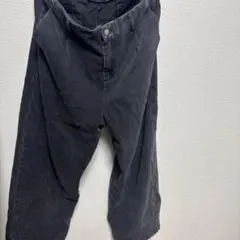 INTER FACTORY ブラック ワイドパンツ