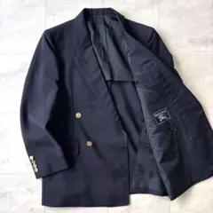 タグ付き✨】バーバリー テーラードジャケット 紺ブレ ダブル 金ボタン 