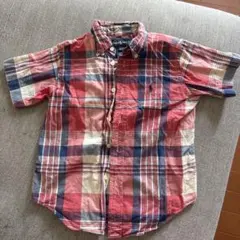Ralph Lauren ラルフローレン キッズ 4T 半袖 チェック シャツ