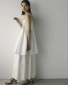 新品未使用 スタイルミキサー ティアードベアキャミワンピースのサムネイル