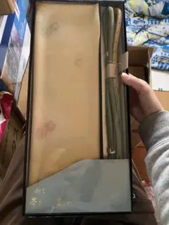 帯揚げ・帯締めセット 薄い金色 花柄刺繍