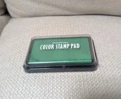 【ジャンク品】シヤチハタ　カラースタンプパッド　緑