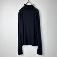 マイカアンドディール　shear hight neck p/o ブラック　黒