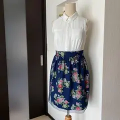 美品☆LAISSE PASSE ノースリーブワンピース