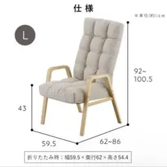 【のりのりき様専用】アイリスオーヤマ リクライニング座椅子 WACRのサムネイル