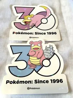 ゲ*コ様 韓国限定 ポケモン 30周年ロゴ ステッカー ヤドン ヤドラン