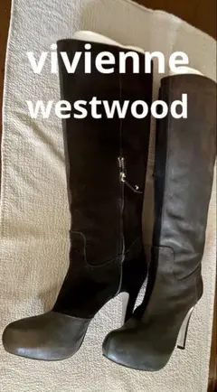 ヴィヴィアンウエストウッド　ロングブーツ　24.5〜25 バイカラー