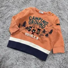 超メルカリ市限定価格♡DOUBLE.B キャンピンググラウンド トレーナー刺繍
