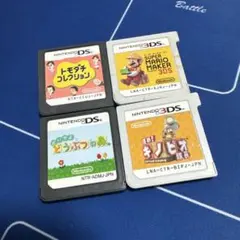 人気ニンテンドー3DS ゲームソフト 4本セット