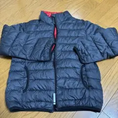 キッズジャケット 黒 キルティング 65~72