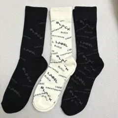 新品　ブラックレーベルクレストブリッジ　ソックス　靴下　　3足