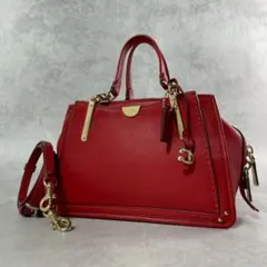 ✨極美品✨コーチ　ドリーマー 21 ショルダーバッグ　2way レザー　レッド