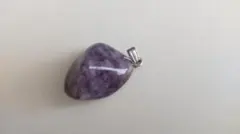 アメジスト ペンダントトップ 天然石紫水晶 ヴィンテージ