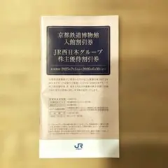 JR西日本グループ 株主優待券　新品未使用