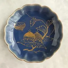 古伊万里　青磁　変形　小皿　豆皿　貝　赤絵　金彩　江戸時代　金直し　金継ぎ　骨董 古伊万里 青磁 変形 小皿 豆皿 貝 赤絵 金彩 江戸時代 金直し 金継ぎ
