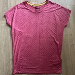 Nike DRI-FIT ピンク ドット柄 半袖Tシャツ