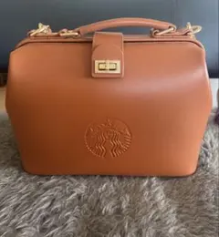 スターバックス　マイカスタマイズジャーニーセット　2way レザーカフェバッグ