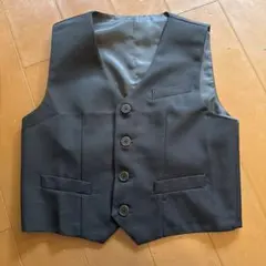150cm フォーマル　ベスト　黒　男の子