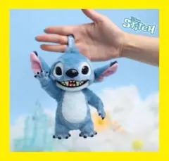 【箱付発送】スティッチぬいぐるみキーホルダー　リアルマスコット　ペンダント