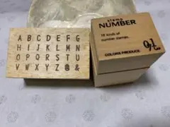 COLORS PRODUCE 数字スタンプ アルファベットスタンプ