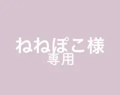 ねねぽこ 様専用ページ