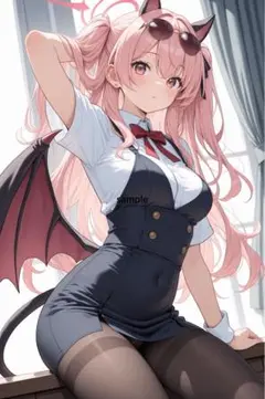 m013 AIイラスト　かわいい　A4ポスター