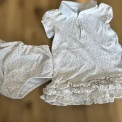 花柄ポロシャツワンピース　ラルフローレン