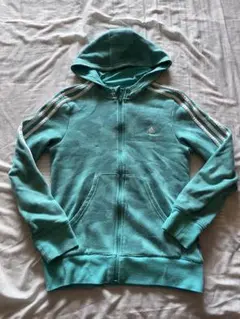 adidas ターコイズ パーカー 160