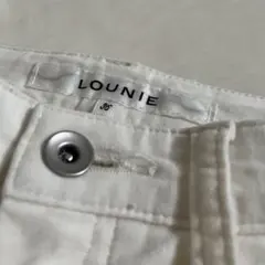 LOUNIE ホワイト デニム パンツ36のサムネイル