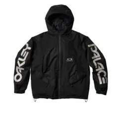 オークリー✖︎PALACE ブラック フード付きパーカー 新品同様 OAKLEY オークリー PALACE パレス パーカー スウェット