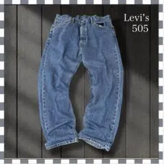 933/リーバイス505ストレートデニムジーンズ40x30