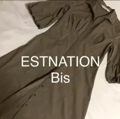 最終お値下げ　美品☆ESTNATIONバルーンスリーブワンピのサムネイル