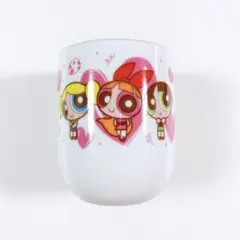 パワーパフガールズ 湯のみ コップ powerpuffgirls 헤세이 레트로