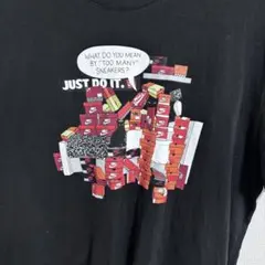 NIKE ナイキ Tシャツ スニーカーボックス グラフィック 猫 キャット 黒