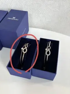 【美品】SWAROVSKI ブレスレット ゴールド 箱付き