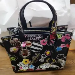 気まぐれお値下げMarc Jacobs ステッカー風トートバッグ