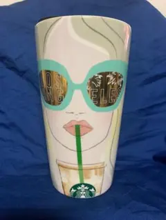 未使用品 スターバックス　ロサンゼルス限定　セラミックタンブラー