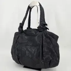 美品 IBIZA イビザ ハンドバッグ 黒 ブラック レザーのサムネイル