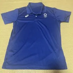 2020東京オリンピック ポロシャツ アシックス XL 青