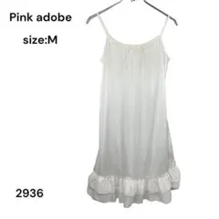 Pink adobe ピンクアドベ　ワンピース　ノースリーブ　Ｍ　おしゃれ