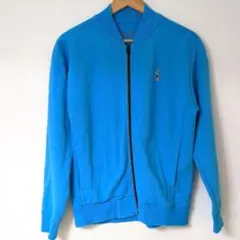 【美品】Paul Smith ブルゾン 水色 ラビット刺繍春秋軽量羽織メンズ人気