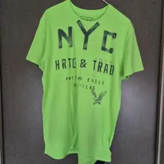 AMERICAN EAGLE NYC Tシャツ 蛍光グリーン