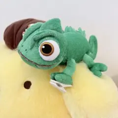 ディズニー パスカル ラプンツェル 肩のせ 肩のり ぬいぐるみ クリップ付き