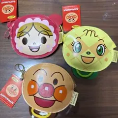 アンパンマン ポーチ 3個セット あかちゃんまんメロンパンナアンパンマン