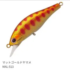 アレキサンドラ 43HW マットゴールド ヤマメ MAL-513のサムネイル