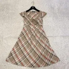 BURBERRY BLUE LABEL ノバチェック ワンピース Aライン