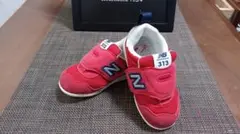 New Balance 313 ベビーシューズ レッド