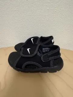 美品NIKE ブラック ベビーサンダル　12cm