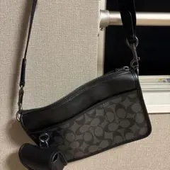 COACH ブラック ショルダーバッグ